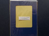Duo-karton Passe-partoutkaarten blauw/geel rechthoek - Klik op de afbeelding om het venster te sluiten